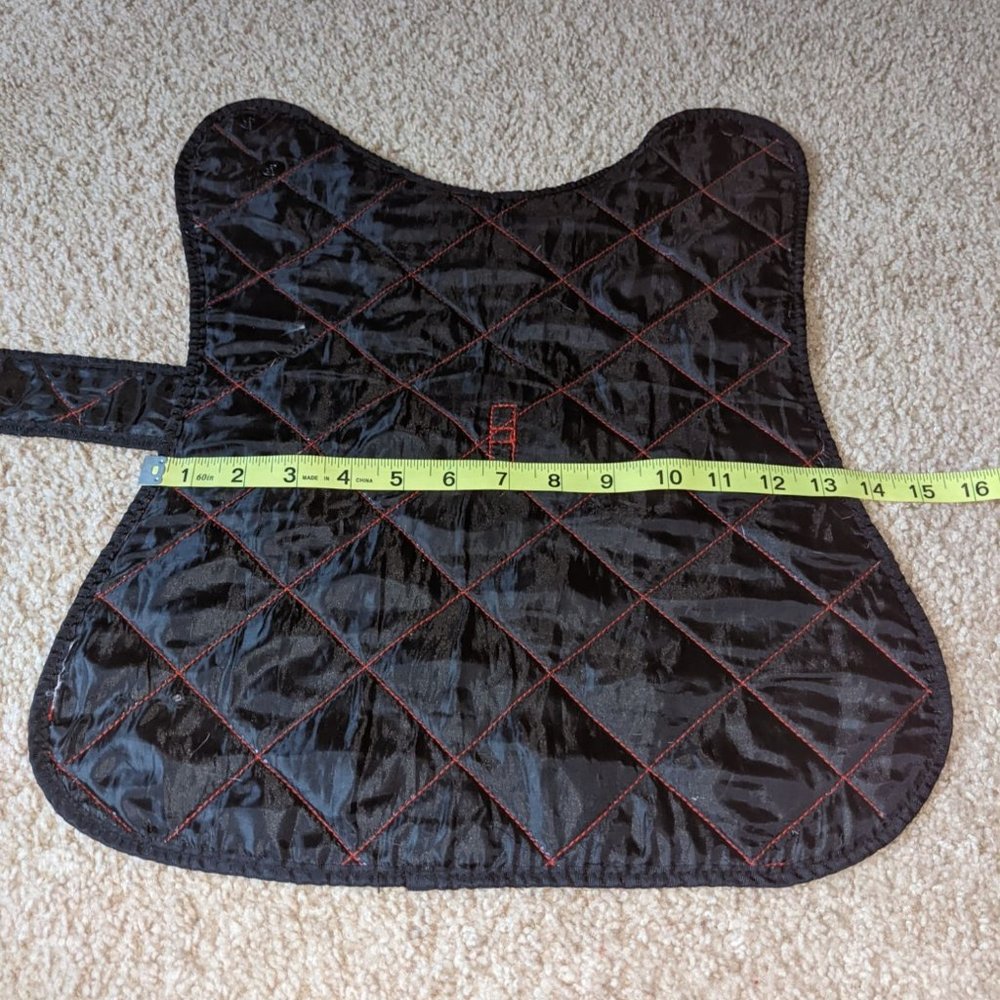 DOG JACKET RED/BLACK COLOR SIZE MEDIUM - Picture 8 of 9